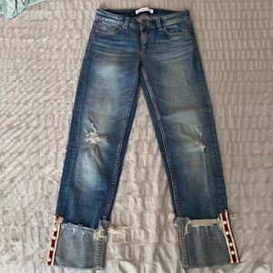 Cropped Low Waist Jeans